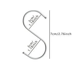 10 Multipurpose Hooks Storage Set: Kitchen & Wardrobe Hooks