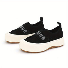 Stylish Rhinestone Thick Bottom Women's Walking Shoes