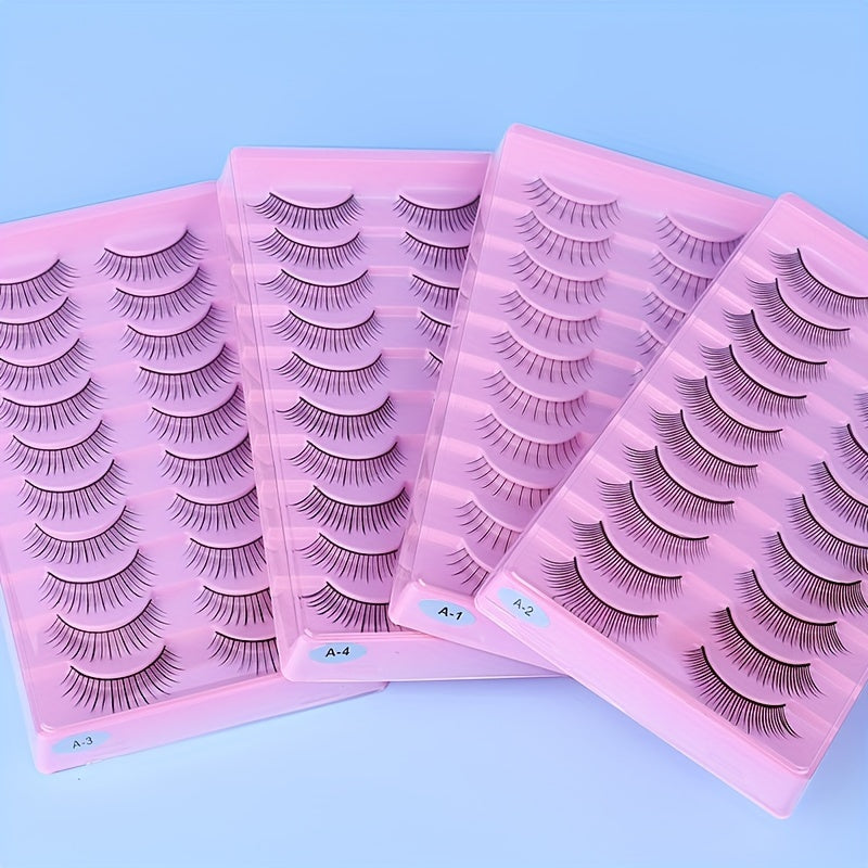 Fluffy Faux Mink Lashes Natural Look 10Pairs