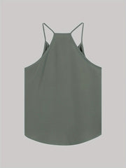  Solid Wrap Cami Top Women's Plus Casual Summer Top