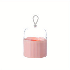 Makeup Sponge Holder Clear Cosmetic Blender Storage Box With Clear Lid