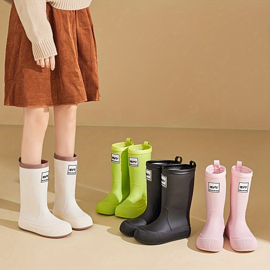 Women's High Water Boots Outer Wear Work Shoes Long Boots Waterproof