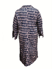  Women's V-Neck Long Sleeve Maxi Dress