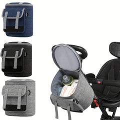 Minimal Baby Stroller Bag Lightweight Diaper Storage Large Capacity