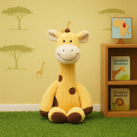Giraffe Plush Toy Stuffed Animal Doll Pillow for Girls