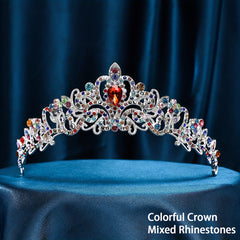 Metal Rhinestone Tiara Hair Accessories for Women