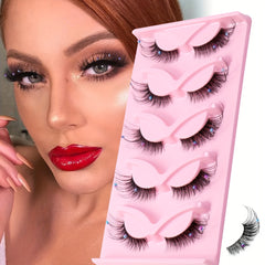 Sexy Doll Style False Eyelashes C Curling Faux Pearl Decorative False Eyelashes