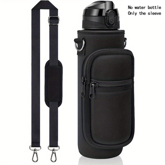 Neoprene Bottle Holder with Adjustable Strap for 18oz-40oz Sports Water Bottle