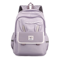 Kids Rabbit Ears Backpack Lightweight Casual Travel School Bag