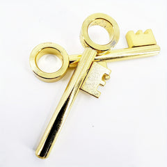 Magic Key Metal Party Prop with 3 Surprise Reveals - No Batteries Needed