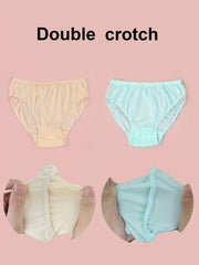 5pcs Disposable Solid Briefs Comfy & Breathable Underwear