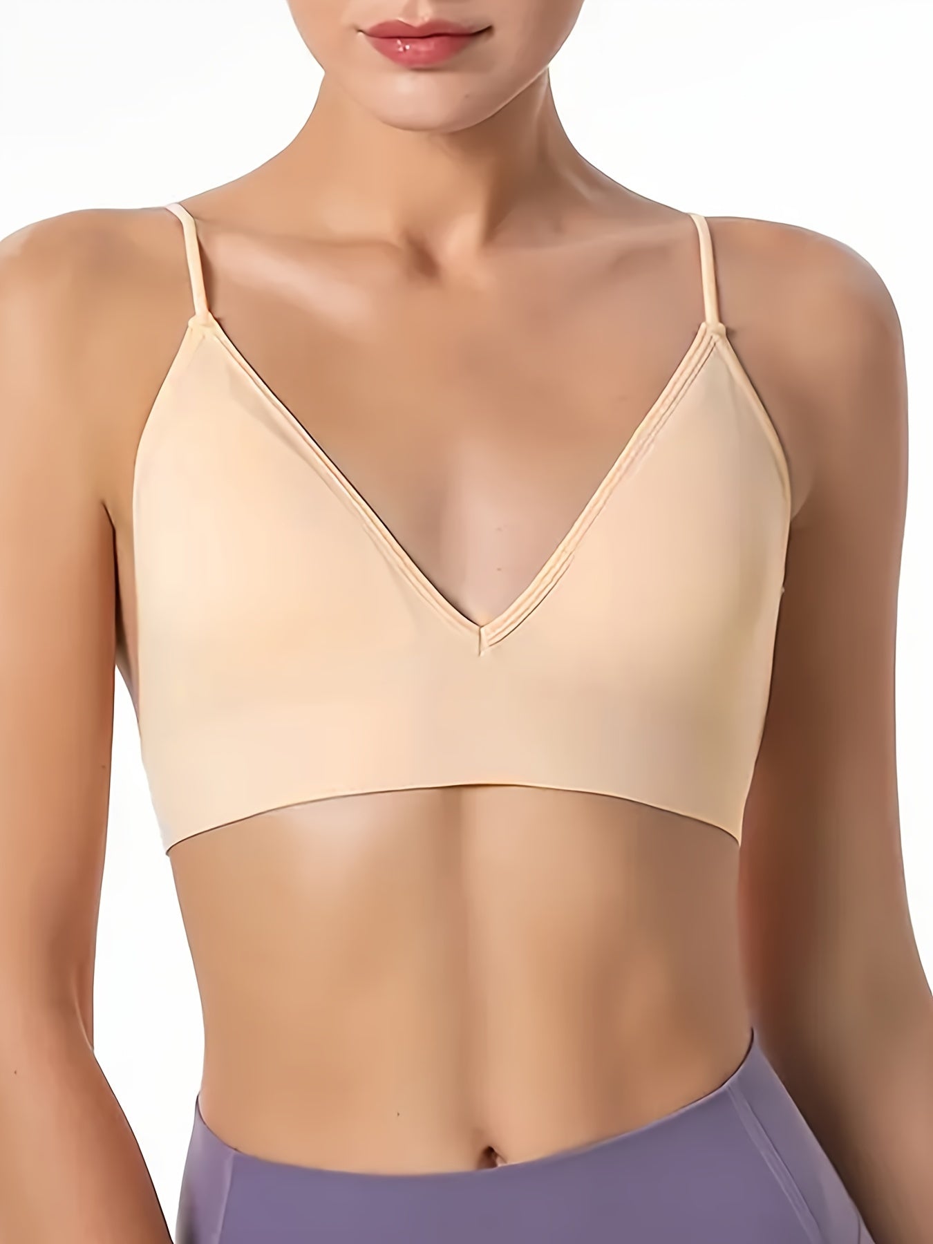 Triangle Cups Wireless Bra Soft Seamless Intimates Lingerie