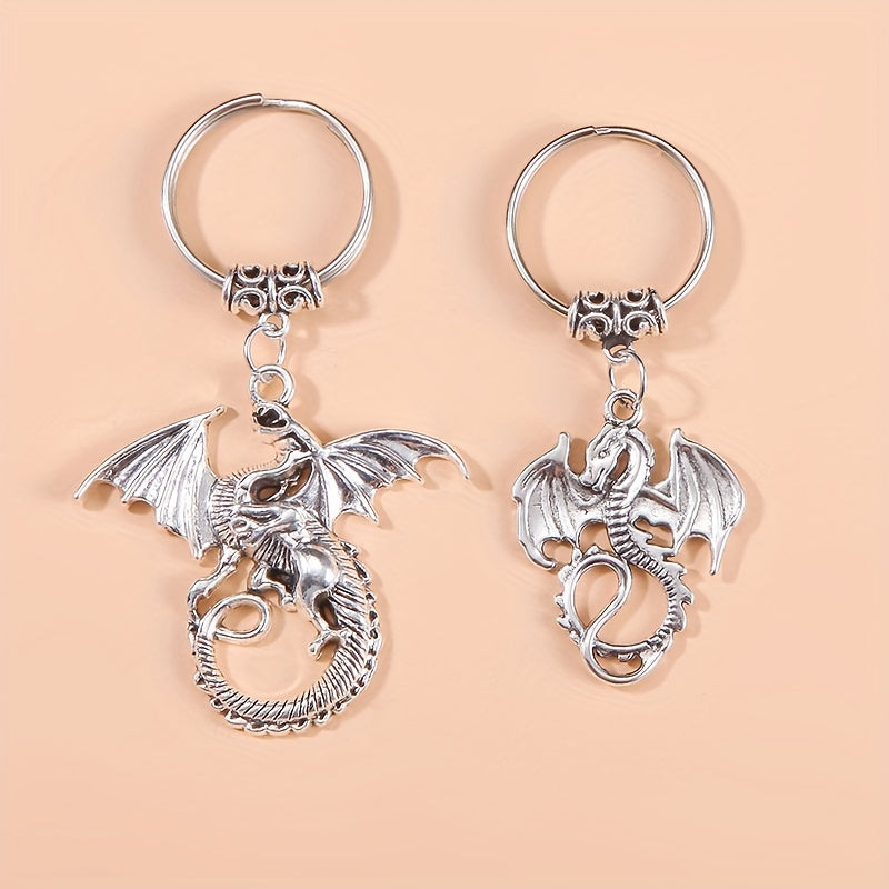 Dragon Decorative Keychain For Men Backpack Car Decoration Gift