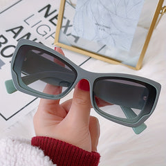 Butterfly Sunglasses Gradient Lens Wide Temple UV400