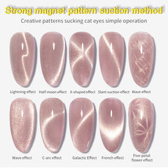 YADADA Nail Magnet Tool Cat Eye Magnet For Nails Dual Ended Magnetic Stick