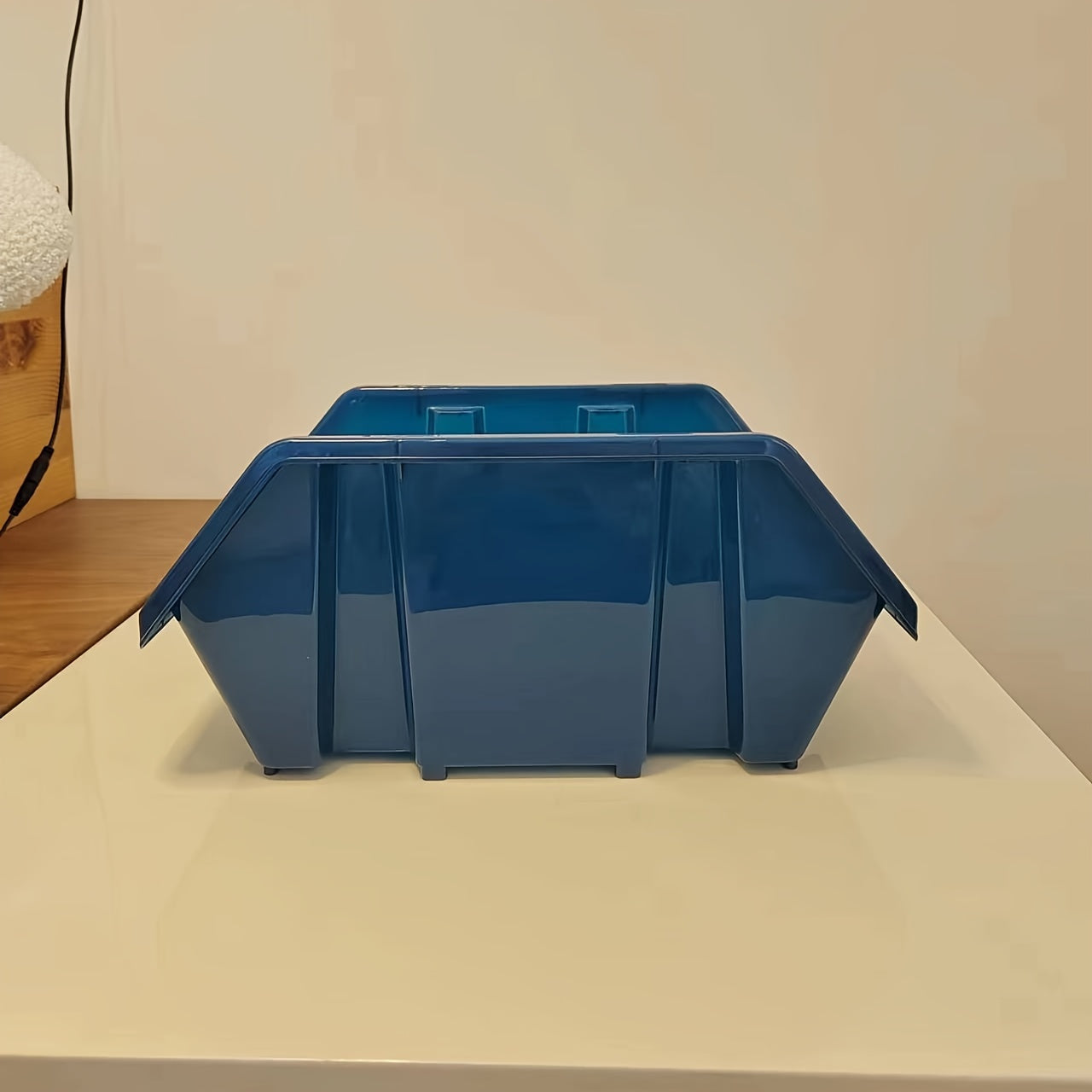 1pc Stackable Storage Box Room Decor Home Kitchen Bathroom Bedroom