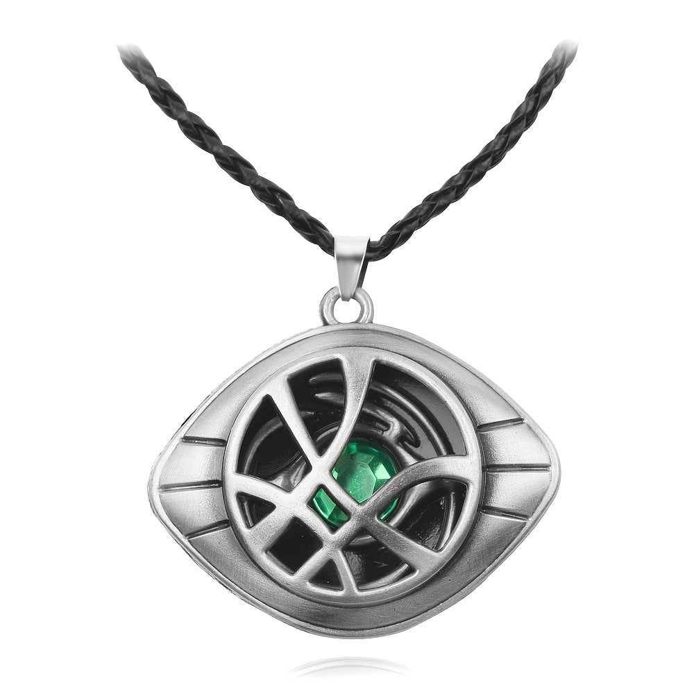 Retro Hip Hop Men's Eye Pendant Necklace Artificial Jewelry