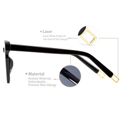 Round Sunglasses Anti Light Nylon Lens Glasses UV400