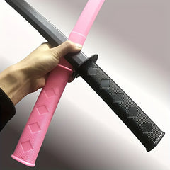 Pink Retractable Samurai Sword PVC Katana for Relaxation Role Playing
