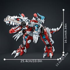 Triangle Mech Dinosaur Transformer Building Blocks Toy Model