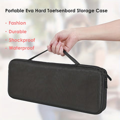 Portable Keyboard Storage Bag Travel Zipper Shockproof Container