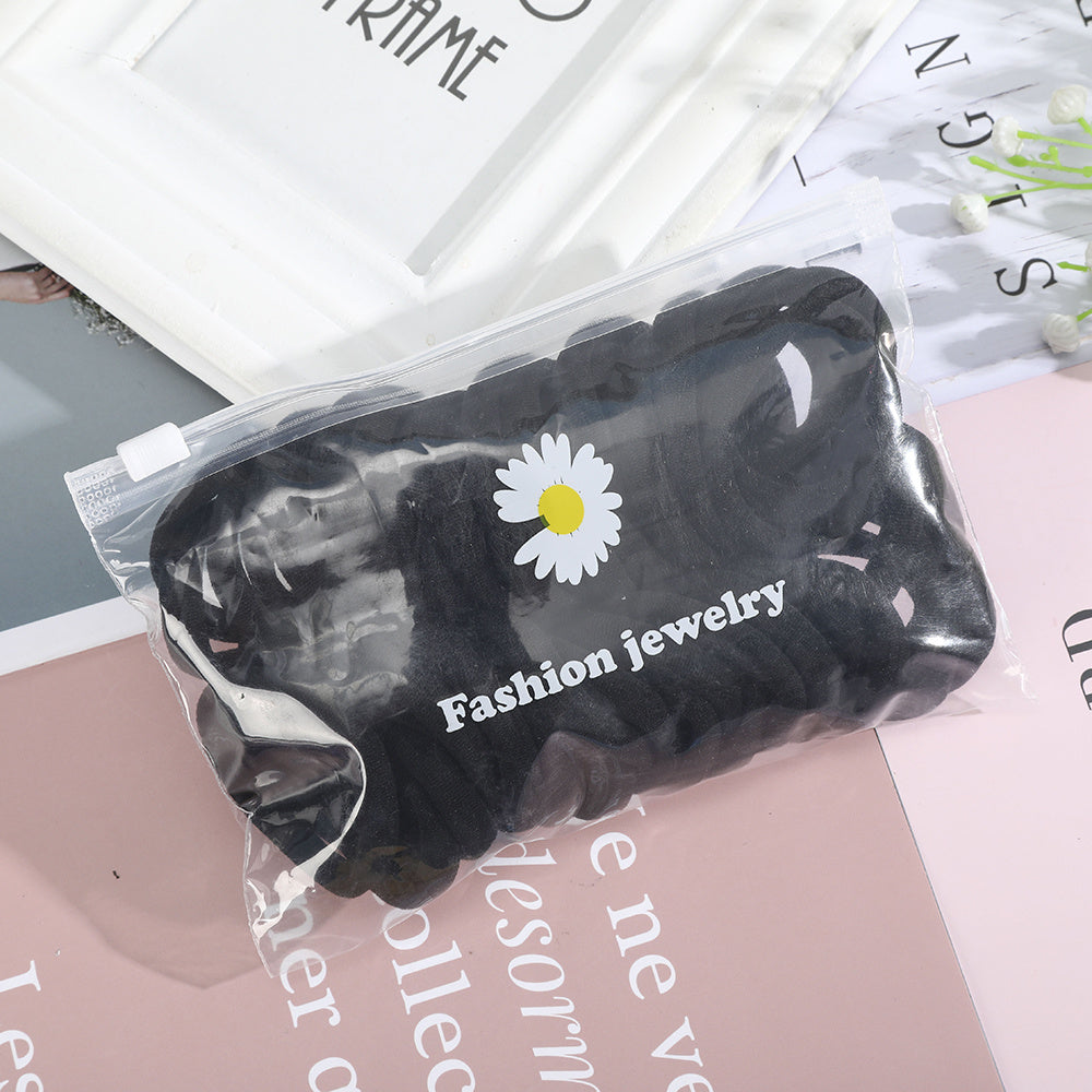 Large Stretch Hair Ties No Slip Ponytail Holders For Thick Curly Hair