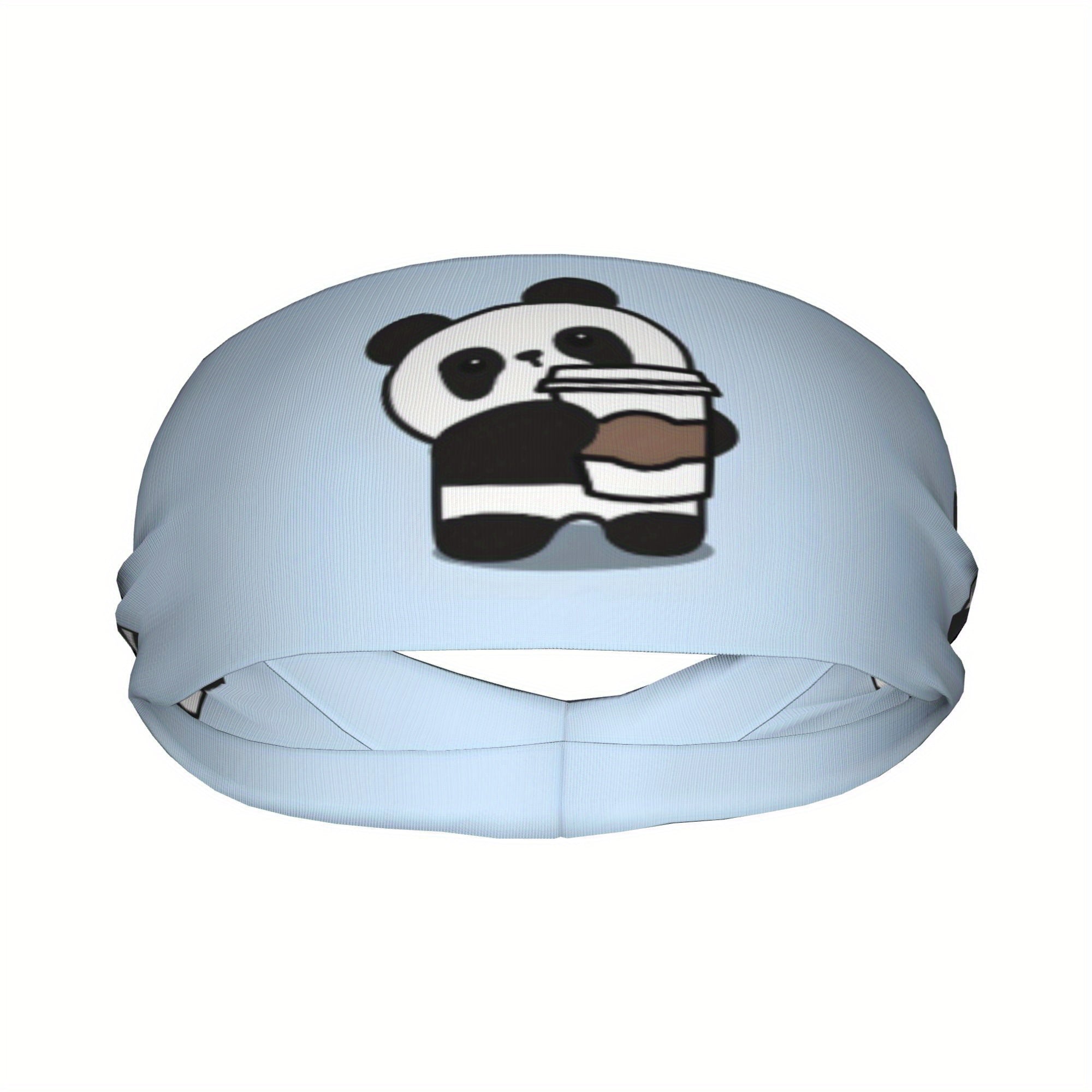Panda Sports Headband Sweat Wicking Stretchy & Breathable Polyester