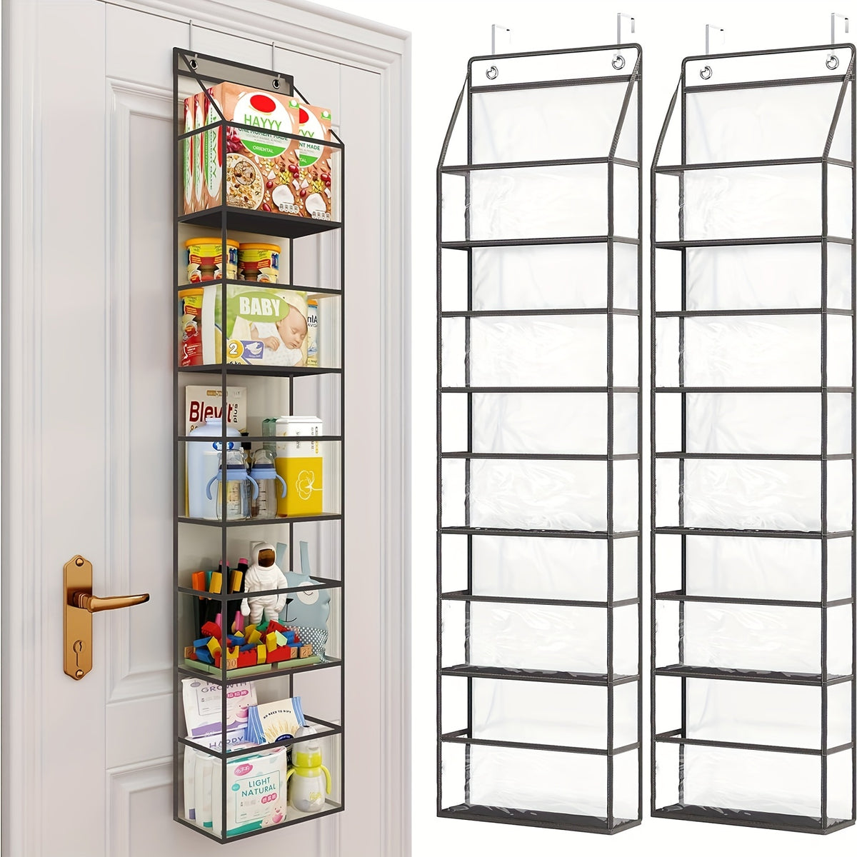 Over The Door Hanging Pantry Organizer 5 Shelf Storage