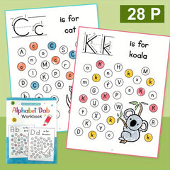 Preschool Educational Coloring Book Alphabet Learning Workbook for Youngsters