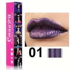 Metallic Shimmer Lip Gloss Long Lasting Waterproof Lip Stain