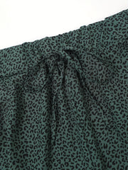  Women's Leopard Print Jogger Trousers