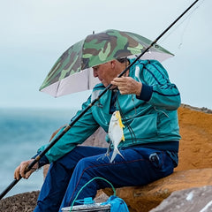 Portable Umbrella Hat Outdoor Sun Shade Waterproof Fishing Headwear