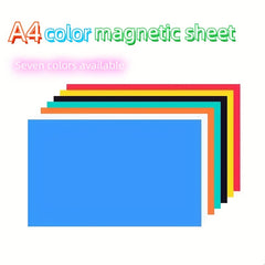 Colorful Soft Magnetic Plate Teaching Cuttable DIY Magnet Sticker