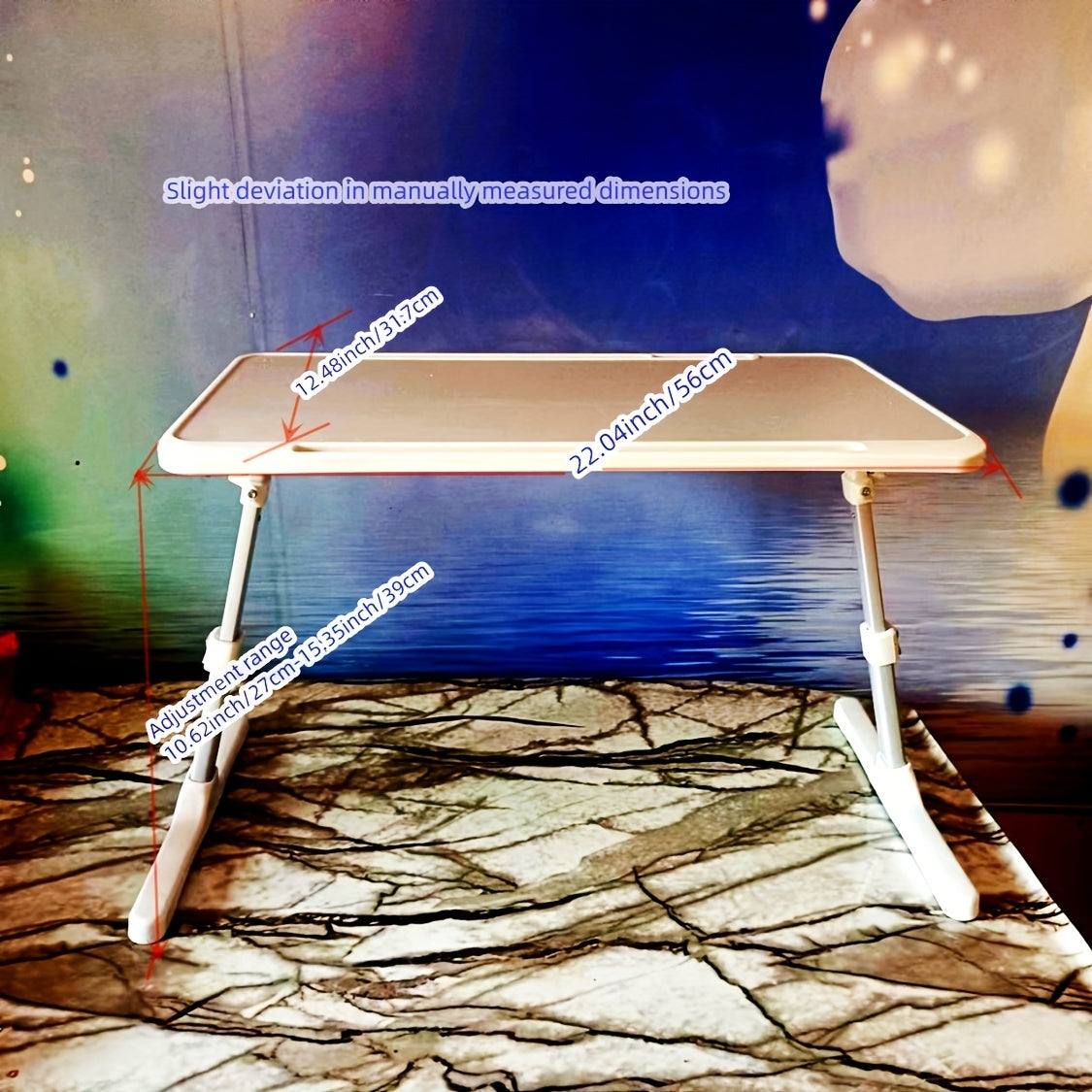 Adjustable Learning Table With Aluminum Legs Stable Sled Legs