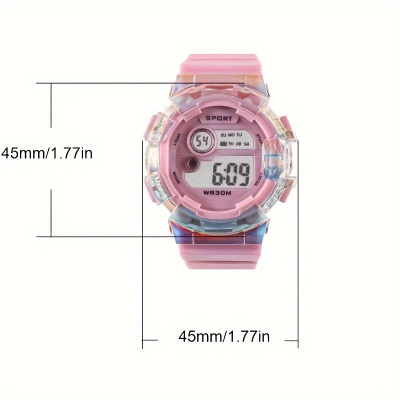 Unicorn Ins Wind Academy Forest Digital Watch with Date Display