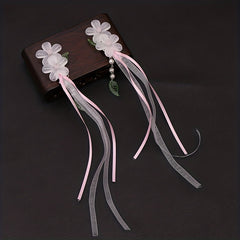 Ancient Style Crystal Hairpin Retro Headdress Flower Tassel Hair Accessories