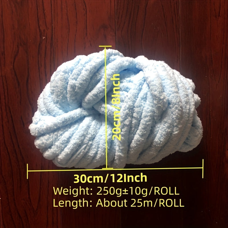 Chunky Chenille Yarn for Arm Knitting - Home Decor Projects
