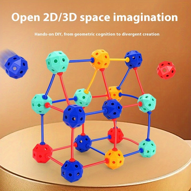 75pcs Children's Assembly Toy Set - 3D Building Blocks