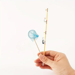 Dollhouse Fishing Rod Mini Model Life Scene Decoration