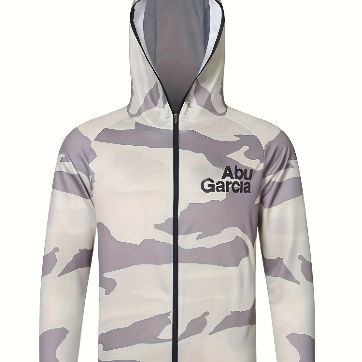 Men's Camo UPF 50 Sun Protection Hooded Jacket