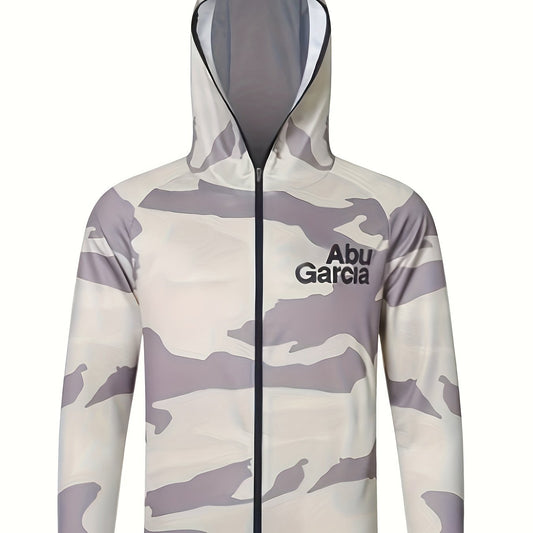 Men's Camo UPF 50 Sun Protection Hooded Jacket
