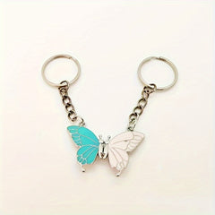 Adjustable Butterfly Keychain Set
