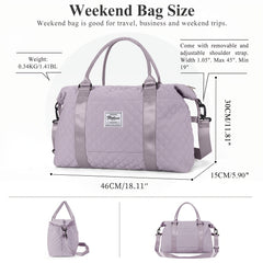 Large Capacity Duffle Bag for Travel & Sports, Portable Gym Storage Bag
