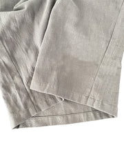  Solid High Rise Loose Fit Trousers With Pockets