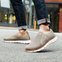 Men's Breathable Mesh Khaki Shoes