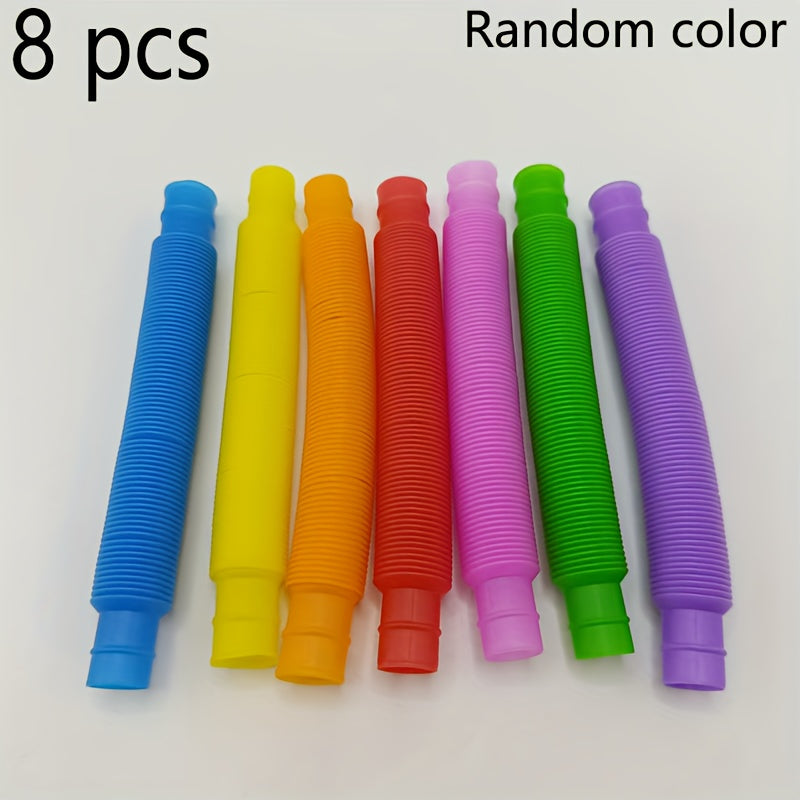 Sensory Stretchy Tubes Toy Colorful Fidget ADHD Autism Gift Creative Unique