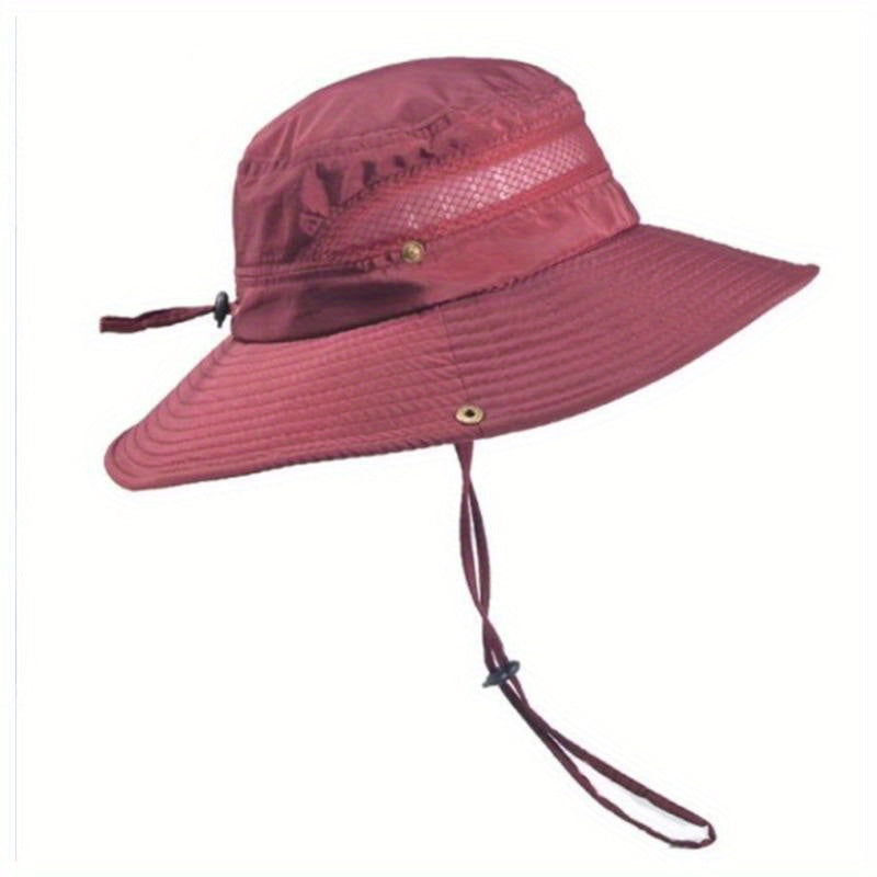 Wide Brim Sun Hat UV Protection Outdoor Bucket Hat Unisex Boonie Hats