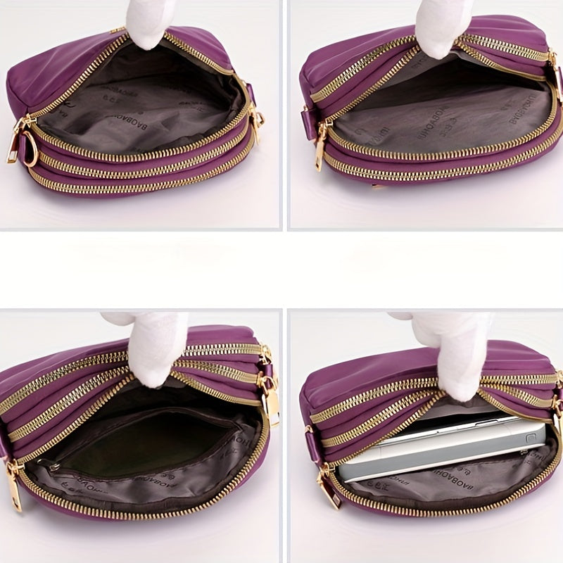 Classic Crossbody Bag Casual Square Shoulder Bag