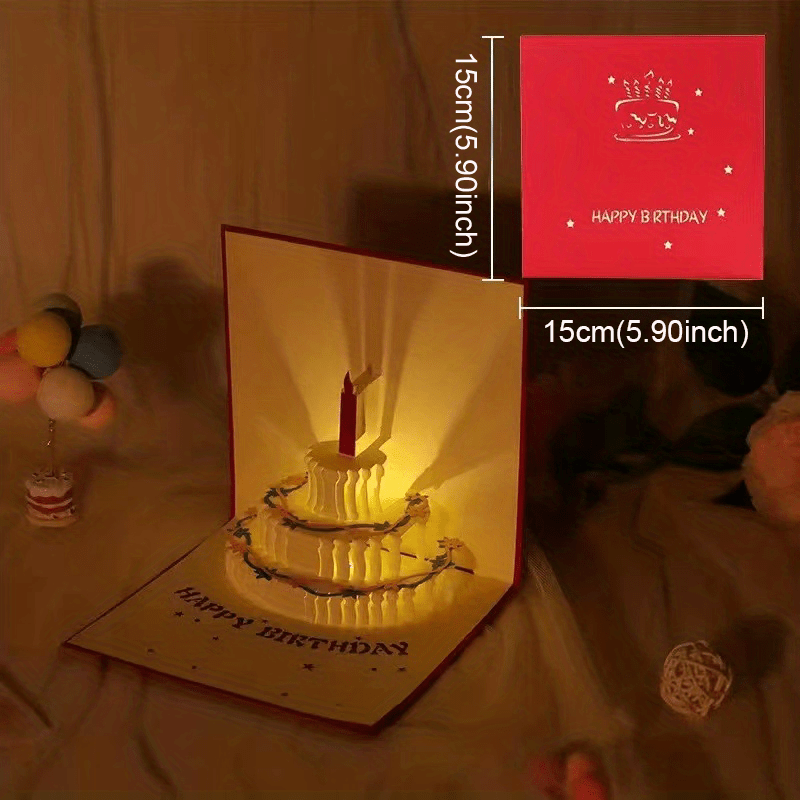 3D Birthday Card Music Greeting Card Graduation Holiday Card