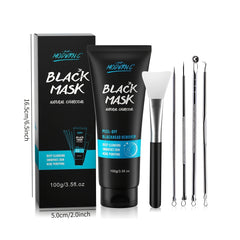 Blackhead Removal Set: Mask, Needle & Silicone Brush - Deep Cleansing Pores